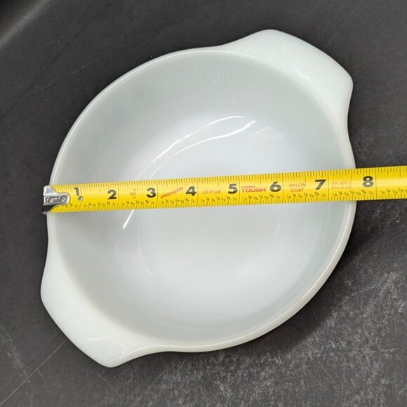 Anchor Hocking Fire King Round 2 Qt. Covered Casserole Dish Glass Vintage - Picture 13 of 16